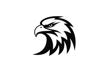 eagle head logo icon vector illustration	