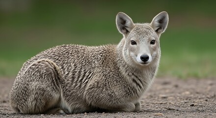 Fototapeta premium Isolated Mammal on White Background – High-Resolution Studio Image for Wildlife, Nature, and Educational Projects