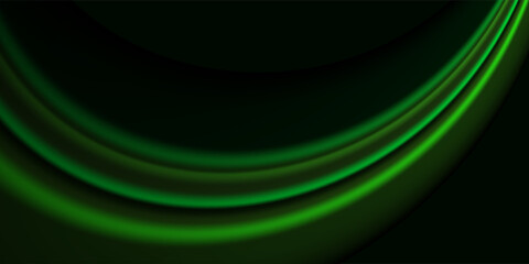 Geometric Green Background with Diagonal Stripes and Gradients.