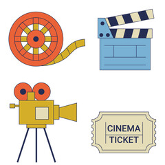 cinema element vector illustration