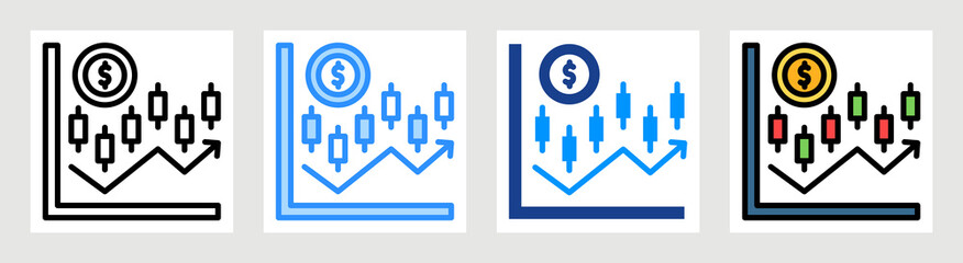 Market Fluctuation Collection Set Multiple Style