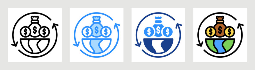 World Financial Collection Set Multiple Style