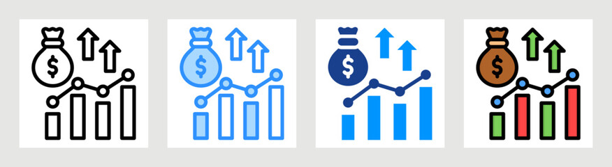 Market Capitalization Collection Set Multiple Style