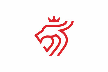 Obraz premium Letter D Dragon Logo 