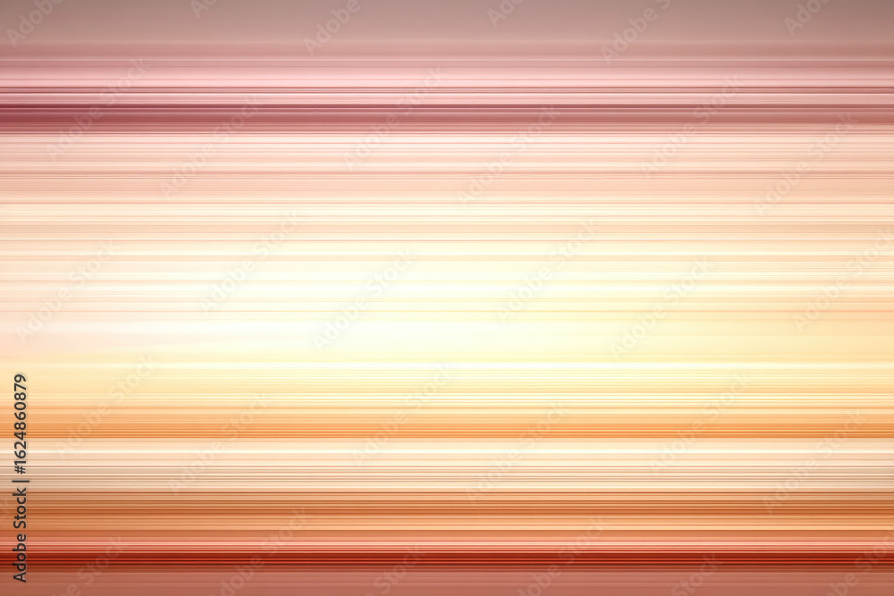 Aufkleber warm gradient abstract background with horizontal stripe lines, minimal style, soft orange and beige