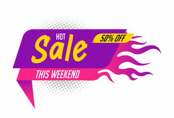 Hot sale price offer deal vector labels templates stickers designs with flame. Vector eps 