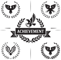Monochrome Business Badge & Logo Vector Pack