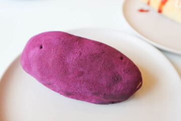 bread or bun ,  sweet potato bun