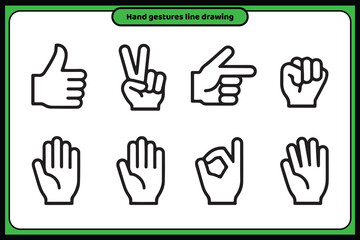 hand icon design template
