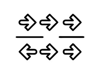 Dynamic flow chart depicting interconnected growth and expansion. A graphic illustration of multiple directional arrows converging and diverging, suggesting interconnected growth, expansion, and multi