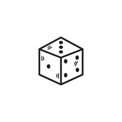 dice on white