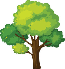 vector illustration of a tree