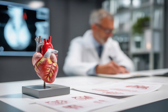 Detailed Anatomical Human Heart Model  A Comprehensive 3D Study Guide for Medical Professionals