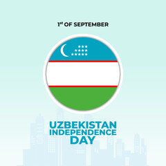 Vector graphic of Uzbekistan Independence Day for Uzbekistan Independence Day celebration.