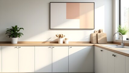 Interior Design of a Modern Kitchen Space