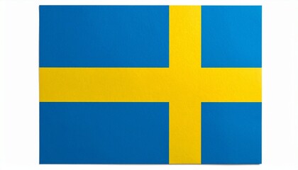 swedish flag in the wind