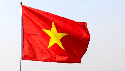 Naklejka premium waving national flag of china