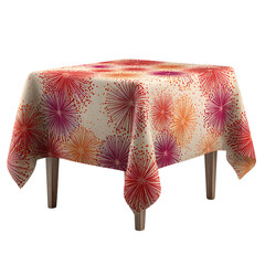 Firework Tablecloth on middle