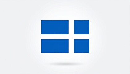 Greece national flag with nine alternating blue and white horizontal stripes and blue canton featuring white cross, mounted on flagpole with gold finial, isolated on plain background, symbolizing nati