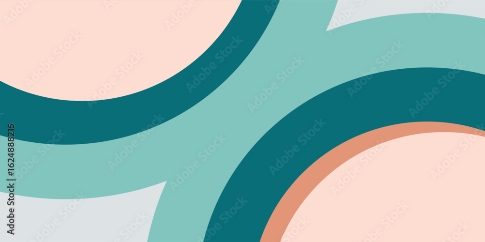 Poster modern colored abstract background with dynamic wavy shapes, minimal flowing wavy background, vector