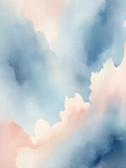 blue cream pink watercolor  blend background 5