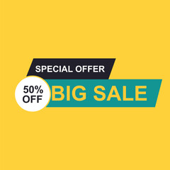big sale banner design