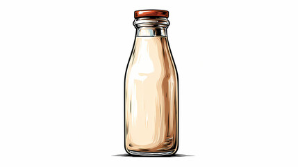unique milk bottle design featuring ACDC logo perfect for music lovers and collectors ideal for branding and promotional merchandise in a vibrant and stylish way