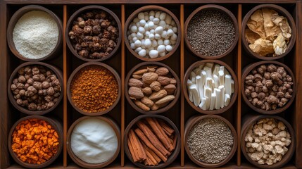 Montessori sensory box with sand, pebbles, and wood for children’s texture exploration

