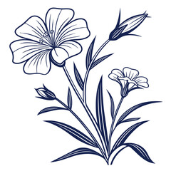 agrostemma chocolate chip vector