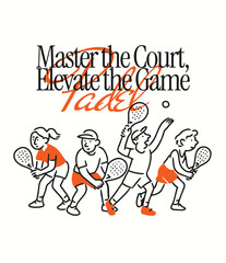 Padel Squad Graphic Design