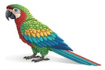 High-Quality 3d Pixel Art parrot: Trendy, Versatile & Top-Selling Designs	