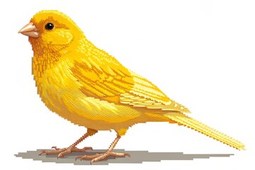 High-Quality 3d Pixel Art Canary bird: Trendy, Versatile & Top-Selling Designs	