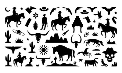 farm animals collection vector