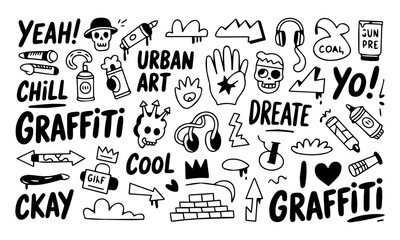 set of hand drawn icons for your design