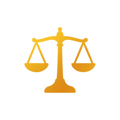 gold scales of justice