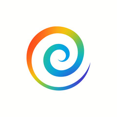 abstract colorful swirl