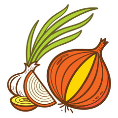 vector illustration of vegetables
