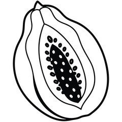 vector illustration of an apple on white background