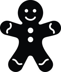 gingerbread man silhouette