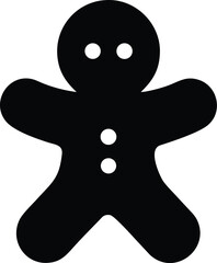 gingerbread man silhouette