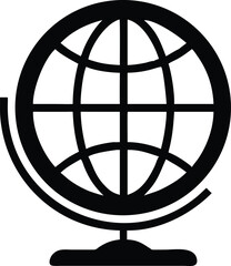 Obraz premium globe silhouette