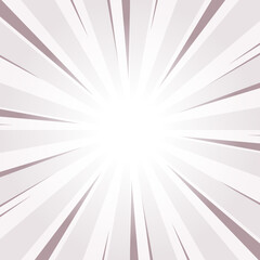 Dusty Gray Glowing Sunburst Background. Grey Color Glow Effect Sunburst Background for Presentation, Banner, Poster, Flyer, Sales. Pop Art Poster for Summer and Spring Theme.