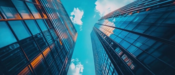 Reaching for the Sky: Modern Architecture in a Vibrant Cityscape