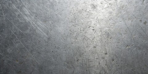 Obraz premium Close up of a scratched metal surface with a gray color, perfect for adding a touch of industrial style to any design project or background