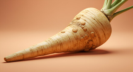 Pale Streaks and Rot on Parsnip Due to Virus