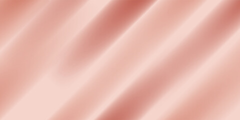 Peach pink rose silk satin. Draped fabric. Light pale coral elegant luxury background with space for design.eps10