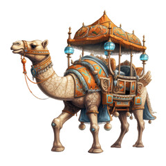 Naklejka premium camel in the desert