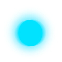 Blue circular gradient blurred halo