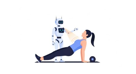 Future fitness innovative partnership between human and robot for optimal wellness training