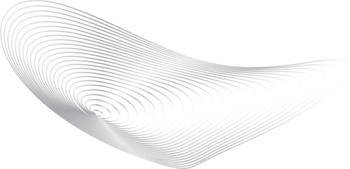 Circle dynamic with metallic glowing.  Modern silver gradient, banner, symbol